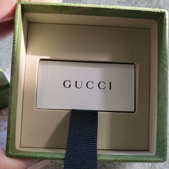 Gucci Silver Double GG Aged Finish Ring - Picture 8 of 9